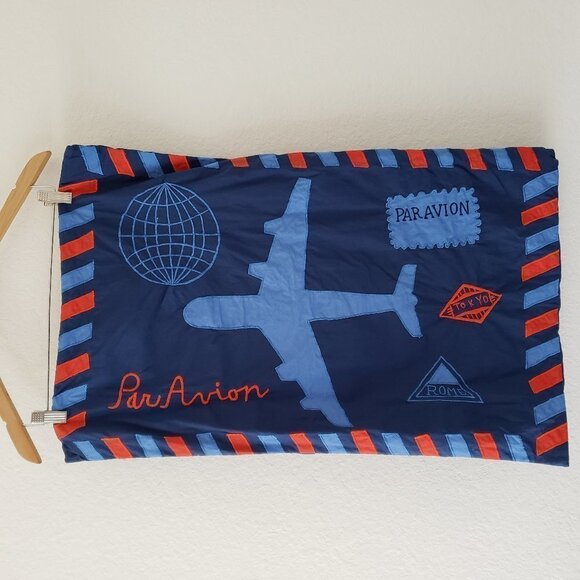 Land of Nod Plane Travel Theme - Standard Size Sham - Picture 1 of 3
